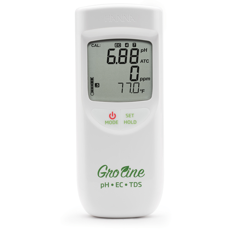 GroLine Portable pH, EC & TDS Meter - HI9814 | Hanna Instruments